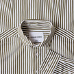 Classic Shirt Dark Olive Stripes Regular