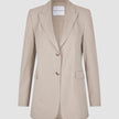 Women Ease Blazer Vanilla Melange