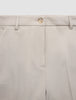 Women Ease Pants Wide Vanilla Melange