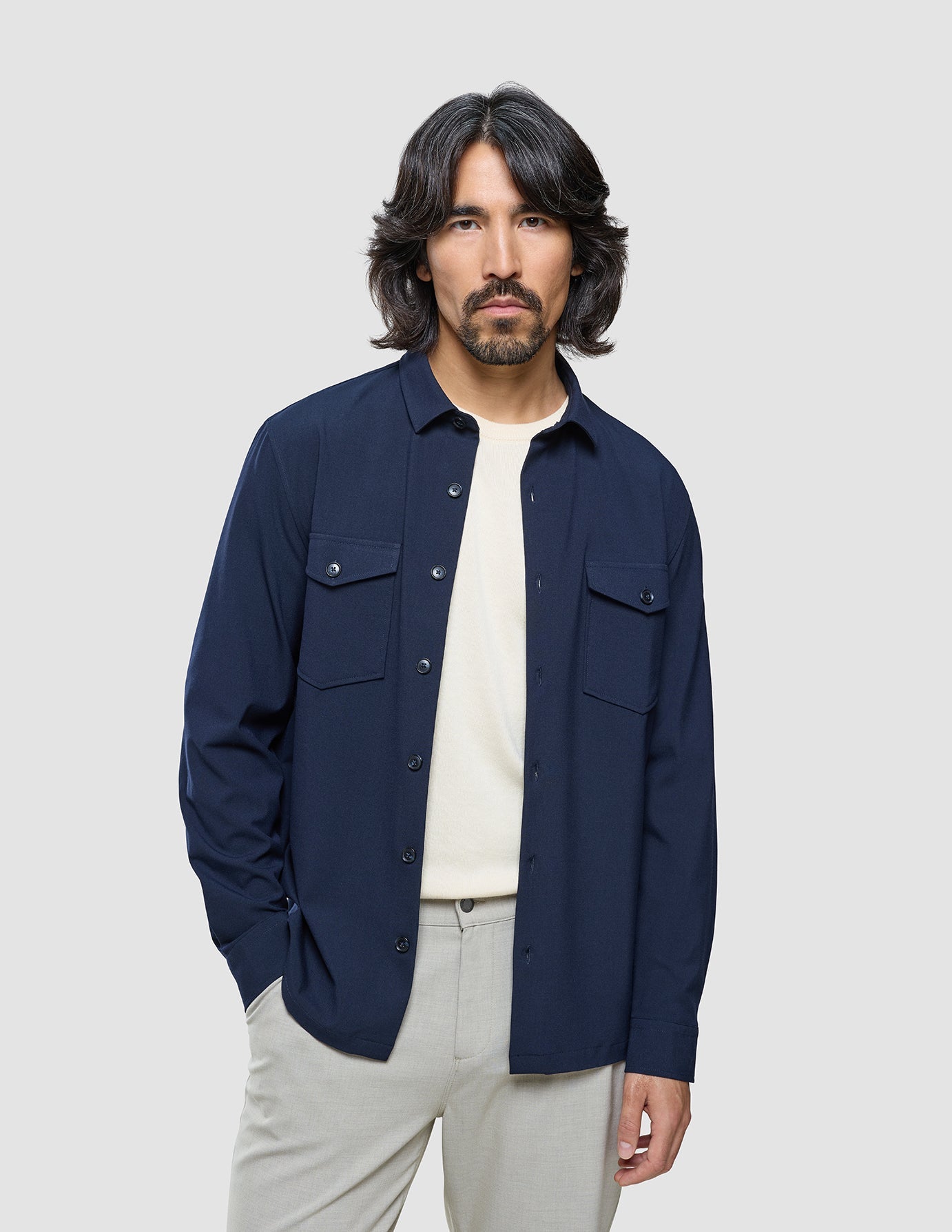 Ease Overshirt Blue Nights