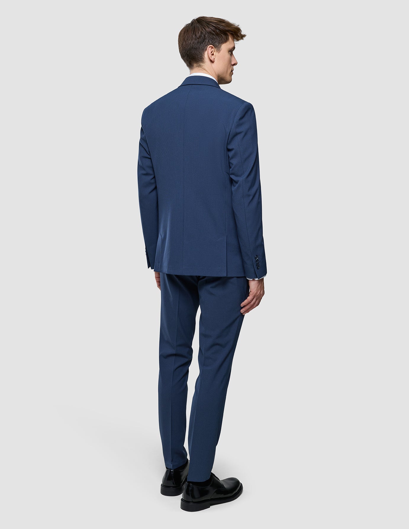 Essential Blazer Slim Navy Checks