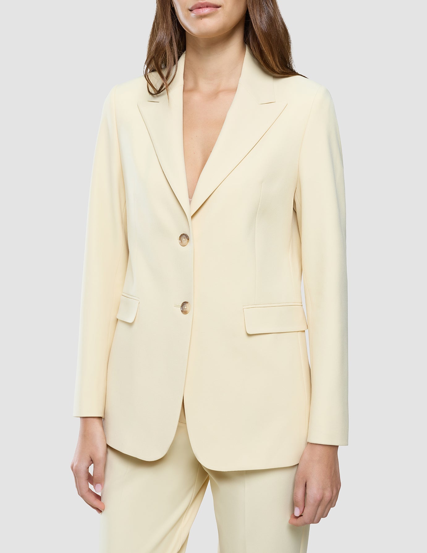 Women Essential Blazer Misty Yellow