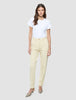 Women Essential Pants Tapered Misty Yellow