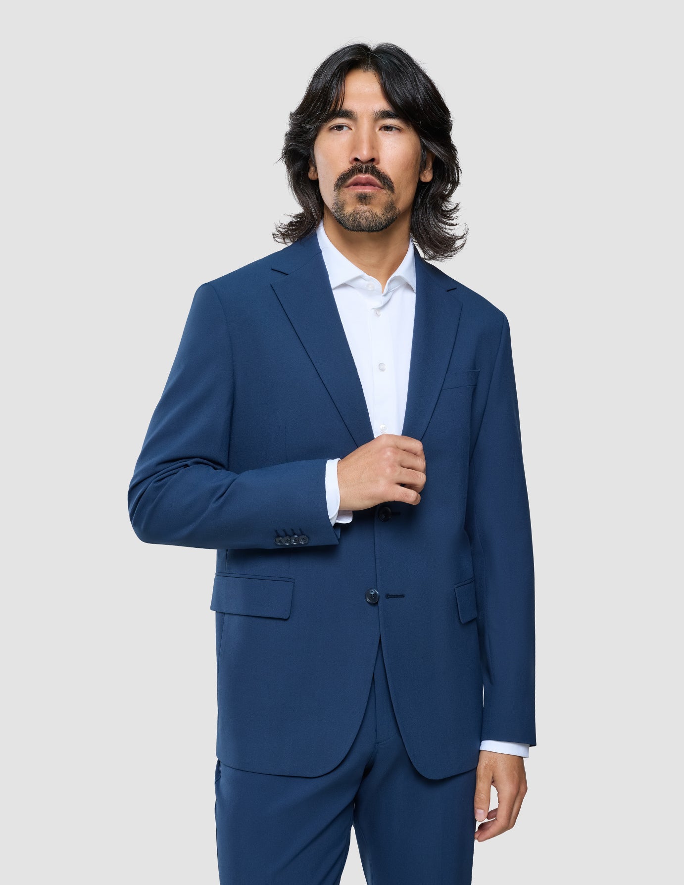 Essential Blazer Regular Marine Blue