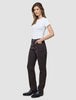 Women Evelin Jeans Tapered Chocolate