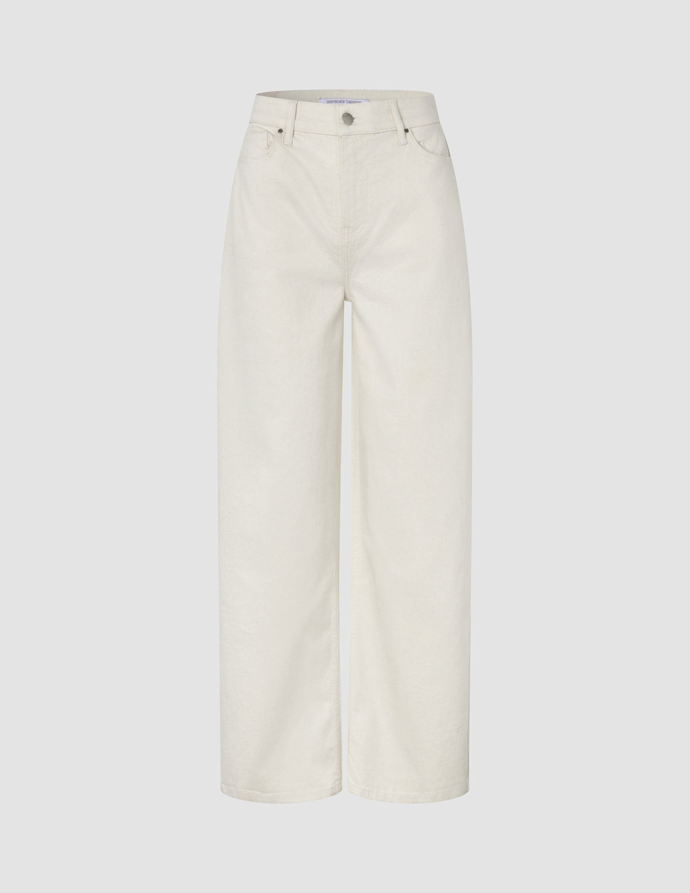 Women's Relaxed Jeans Off White
