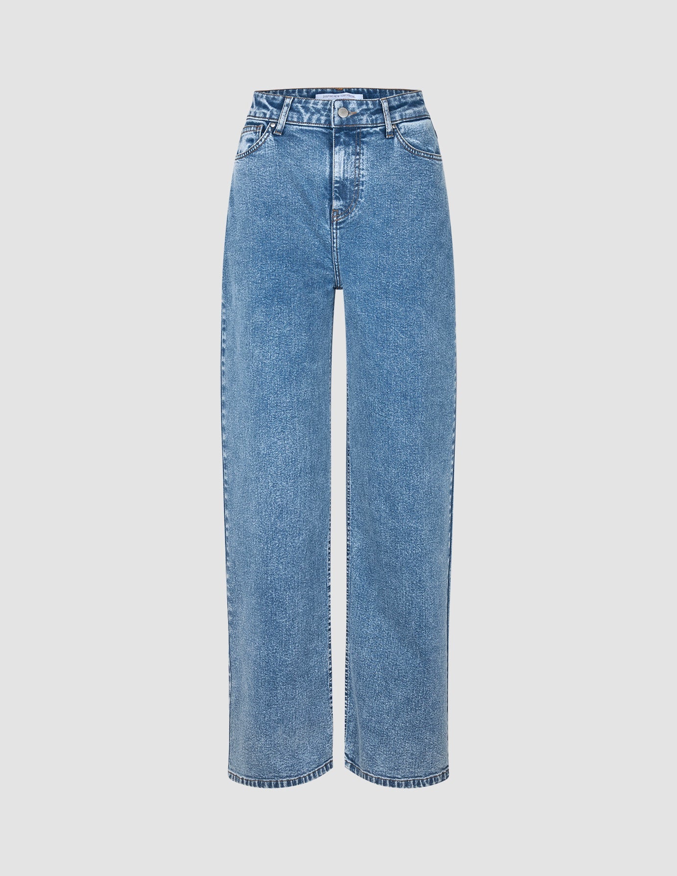 Jeans Straight Snow Blue Wash