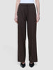 Women's Linen Pants Relaxed Espresso