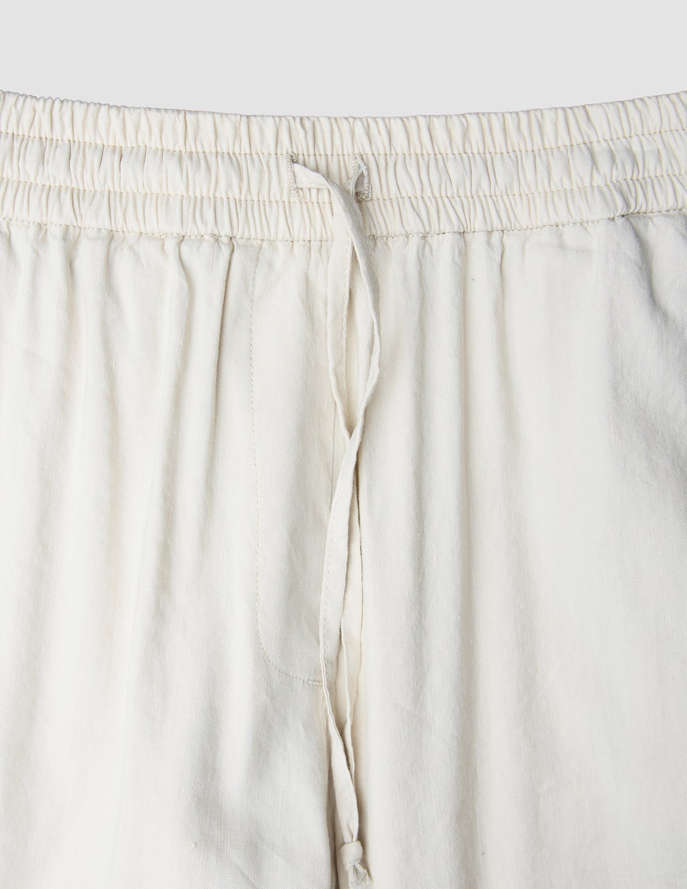 Women's Linen Pants Relaxed Sandy Beige