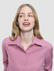 Women's Linen Shirt Dusty Cerise