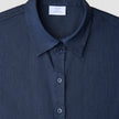 Women Linen Shirt Short Sleeved Night Sky