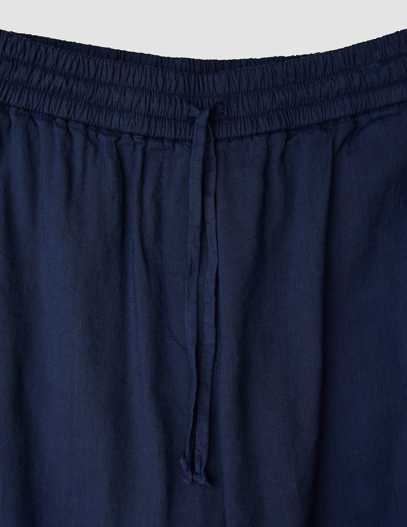 Women Linen Shorts Relaxed Night Sky