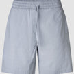 Women Linen Shorts Relaxed Stone Grey