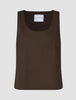 Women Linen Top Espresso