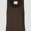 Women Linen Top Espresso