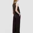 Women Linen Top Espresso