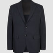 Motion Blazer Regular Midnight Blue tailored two-button blazer in breathable fabric with notched lapels and flap pockets.
