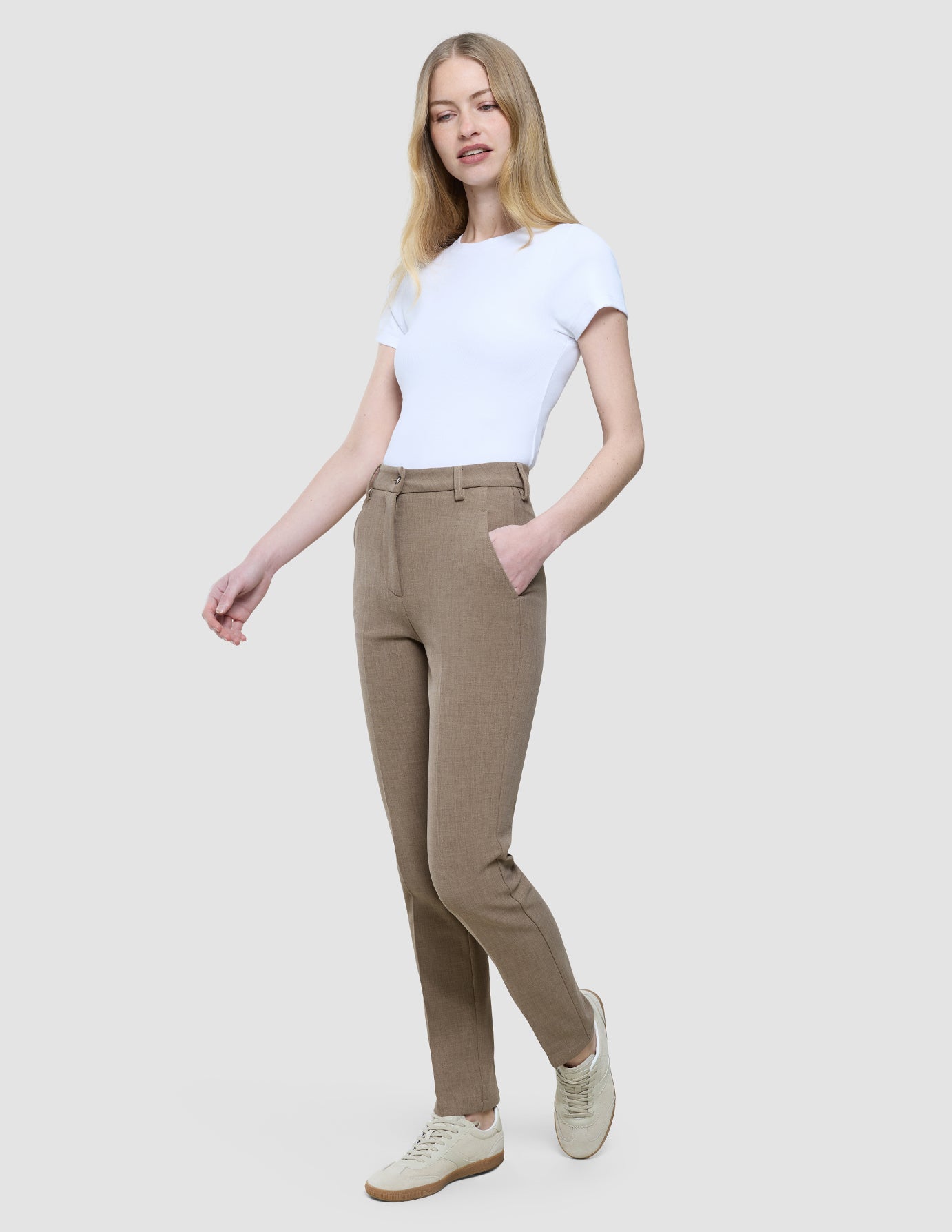 No. 1 Pants Tapered Cappuccino