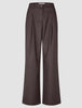 Raina Suit Wide Chestnut Pinstripe