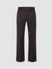 Refine Cotton Pants Relaxed Fit Dark Brown
