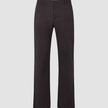 Refine Cotton Pants Relaxed Fit Dark Brown