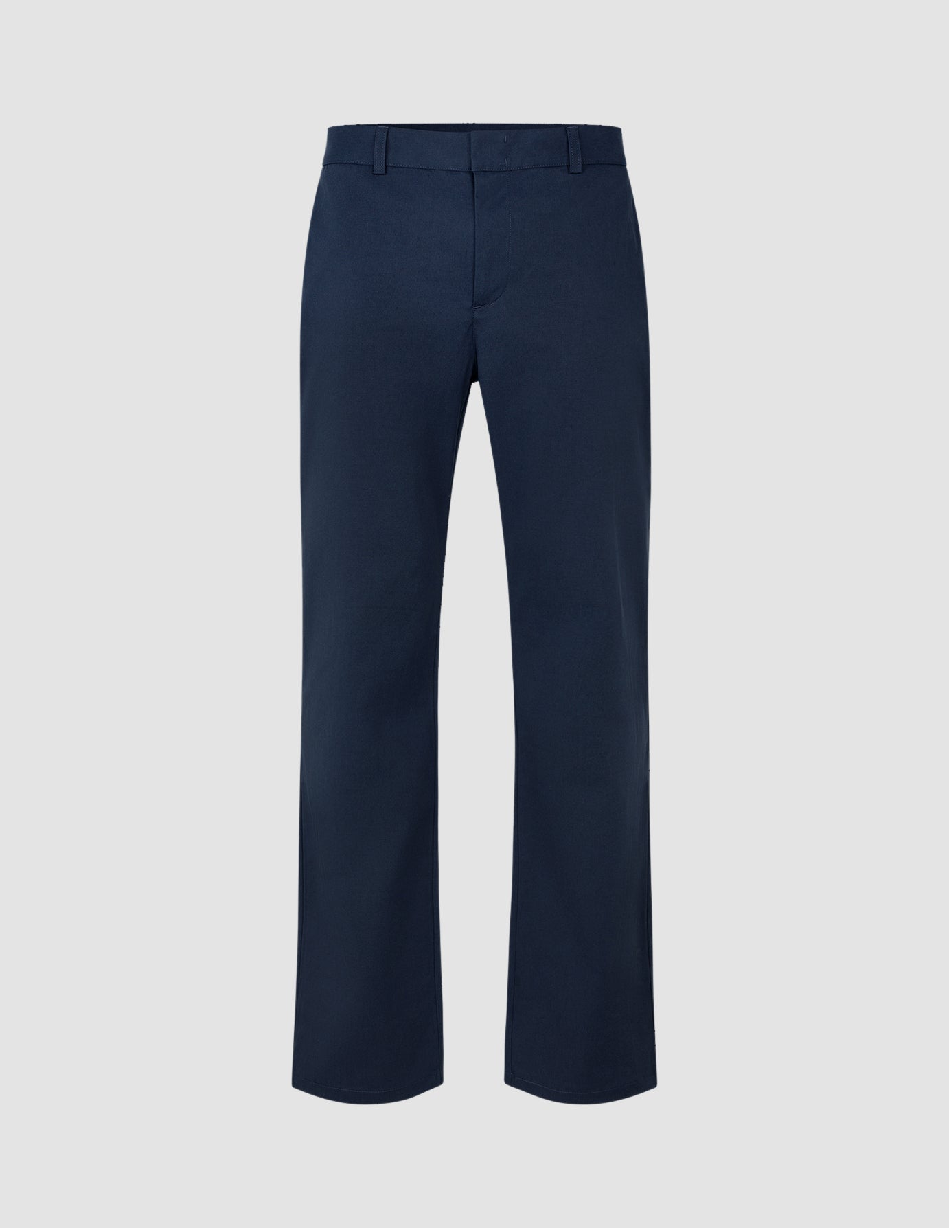 Refine Cotton Pants Relaxed Fit Navy