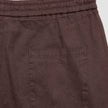 Refined Linen Pants Dark Brown