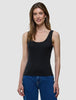 Rib Tank Top Black