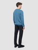 Seamless Core Knit Crewneck Blue Tide