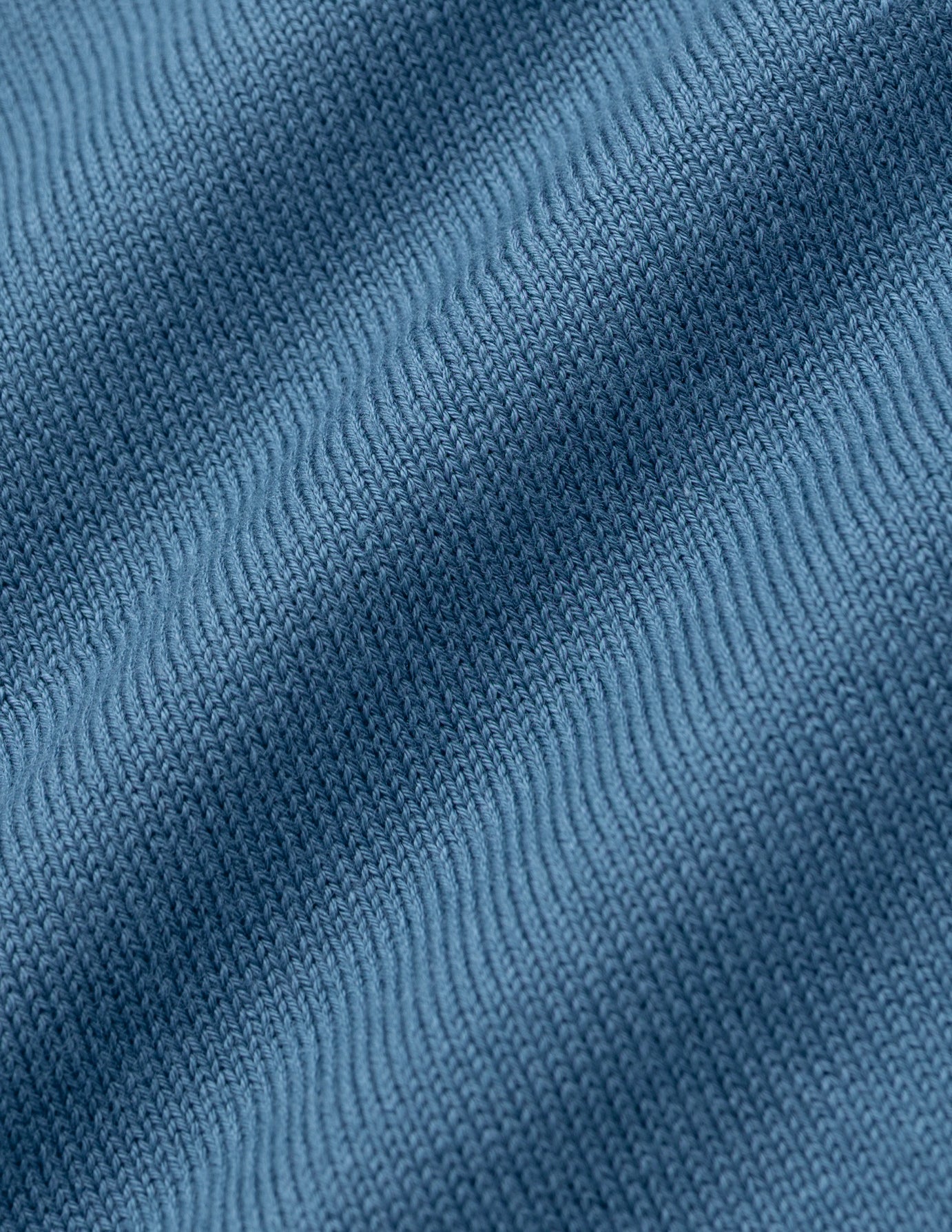 Seamless Core Knit Crewneck Blue Tide