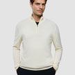Seamless Core Knit Half Zip Birchwood