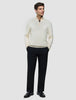 Seamless Core Knit Half Zip Birchwood