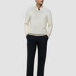 Seamless Core Knit Half Zip Birchwood