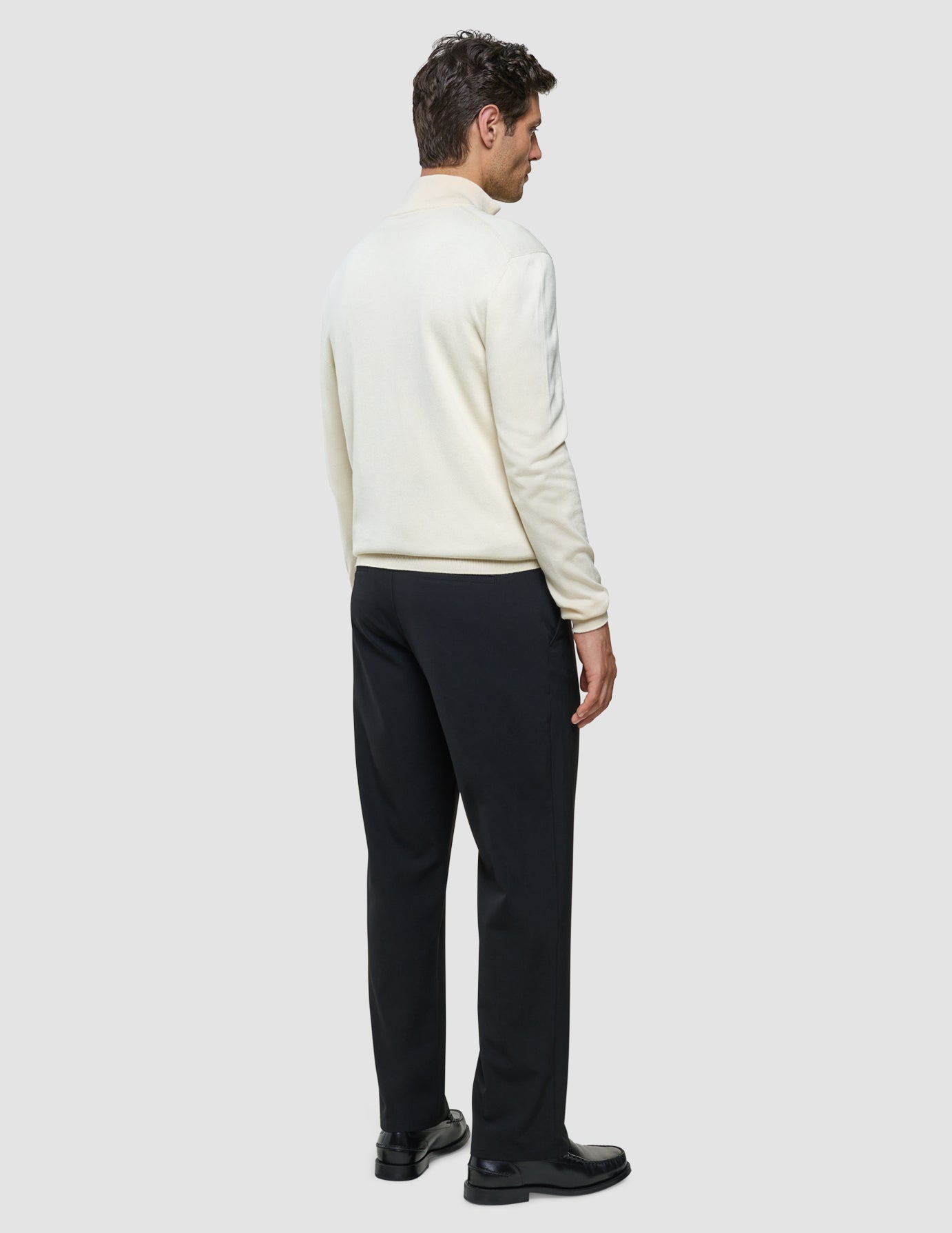 Seamless Core Knit Half Zip Birchwood