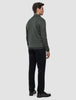Seamless Core Knit Half Zip Green Night