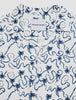 Seersucker Short Sleeve Shirt Navy Palms