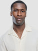Seersucker Short Sleeve Shirt Off White