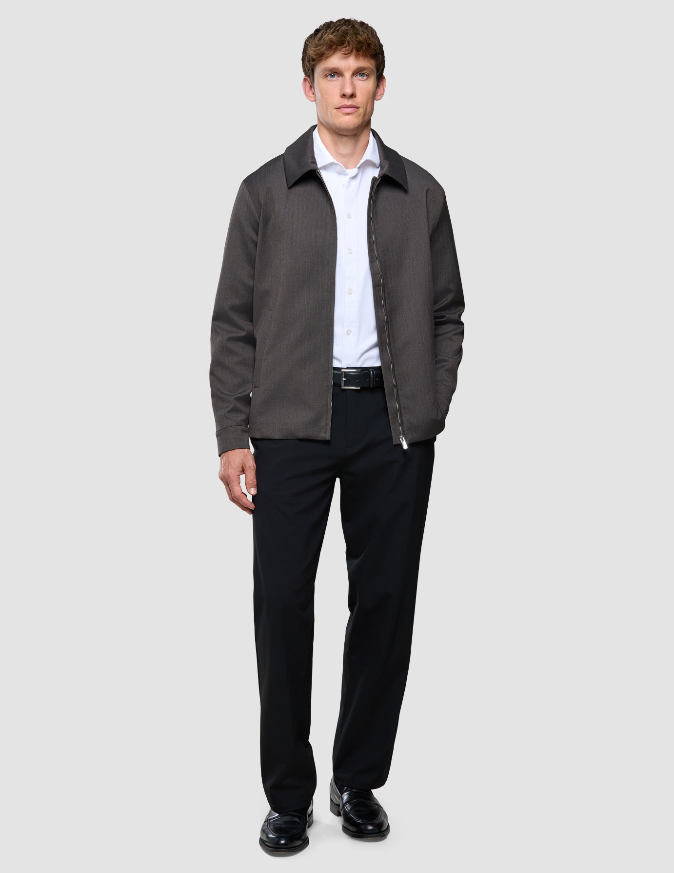 Siena Jacket Herringbone Dark Brown