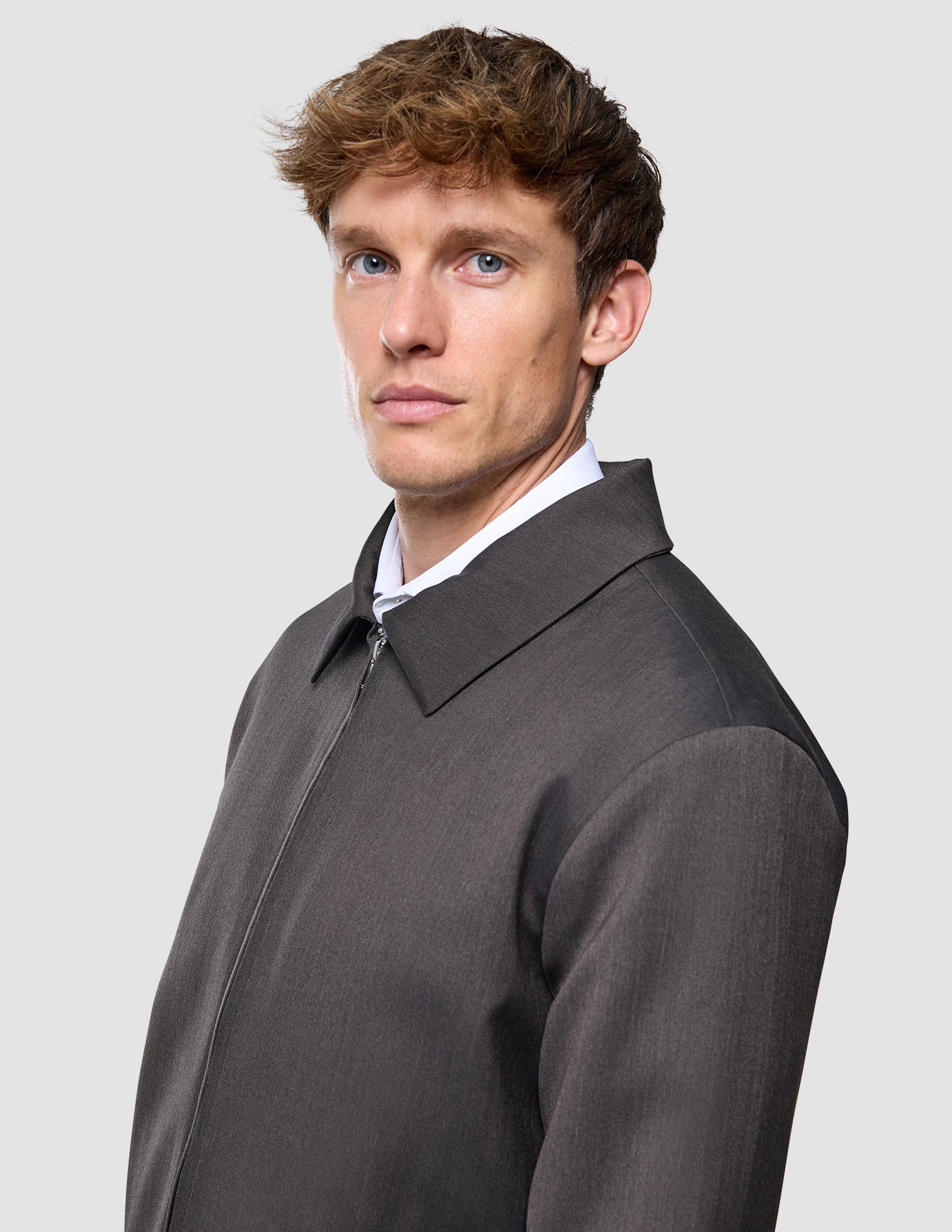 Siena Jacket Herringbone Dark Brown