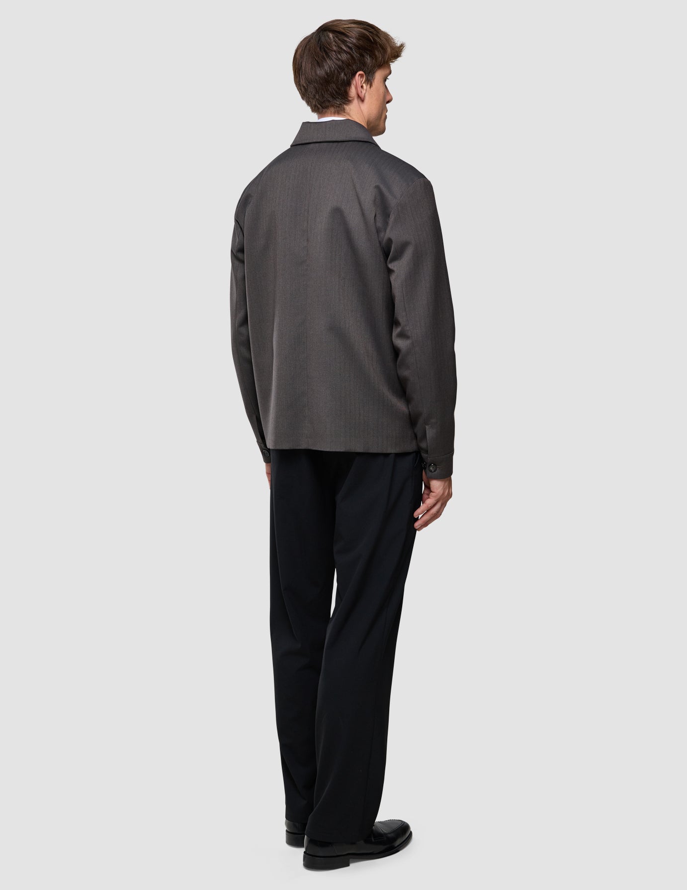Siena Jacket Herringbone Dark Brown
