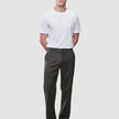 Siena Pants Relaxed Fit Herringbone Dark Brown