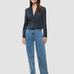 Women Skye Short Blazer Charcoal Melange