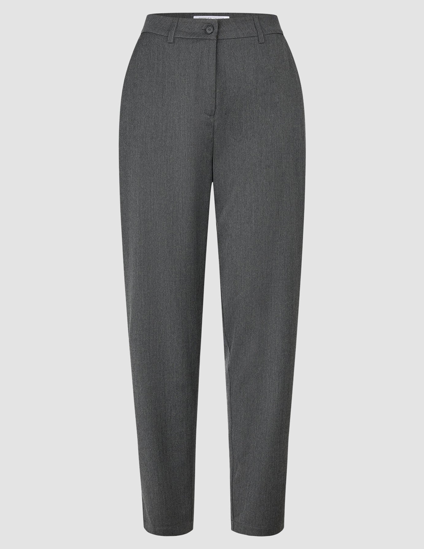 Women Skye Pants Tapered Charcoal Melange