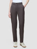 Women Skye Pants Tapered Dark Chestnut Melange