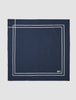 Soft Cotton Bandana Navy Square