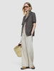 Women Structured Polo Sandy Beige
