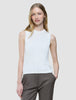 Women's Structured Knit Top Off White