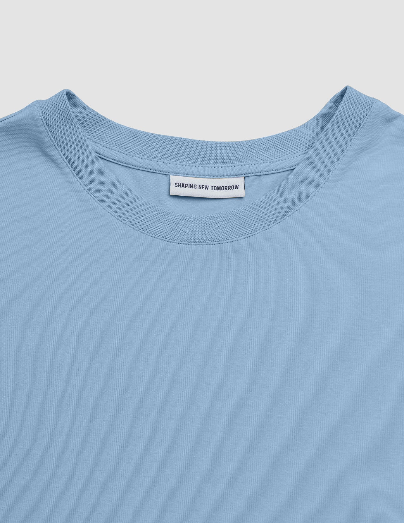 Supima T-Shirt Box Fit Rainy Blue