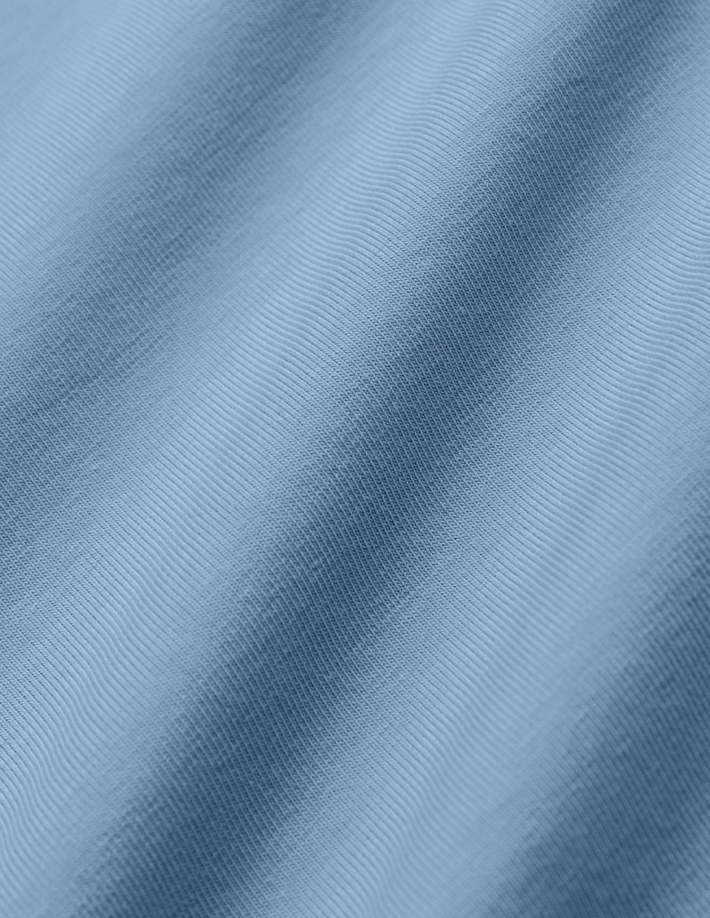 Supima T-Shirt Box Fit Rainy Blue