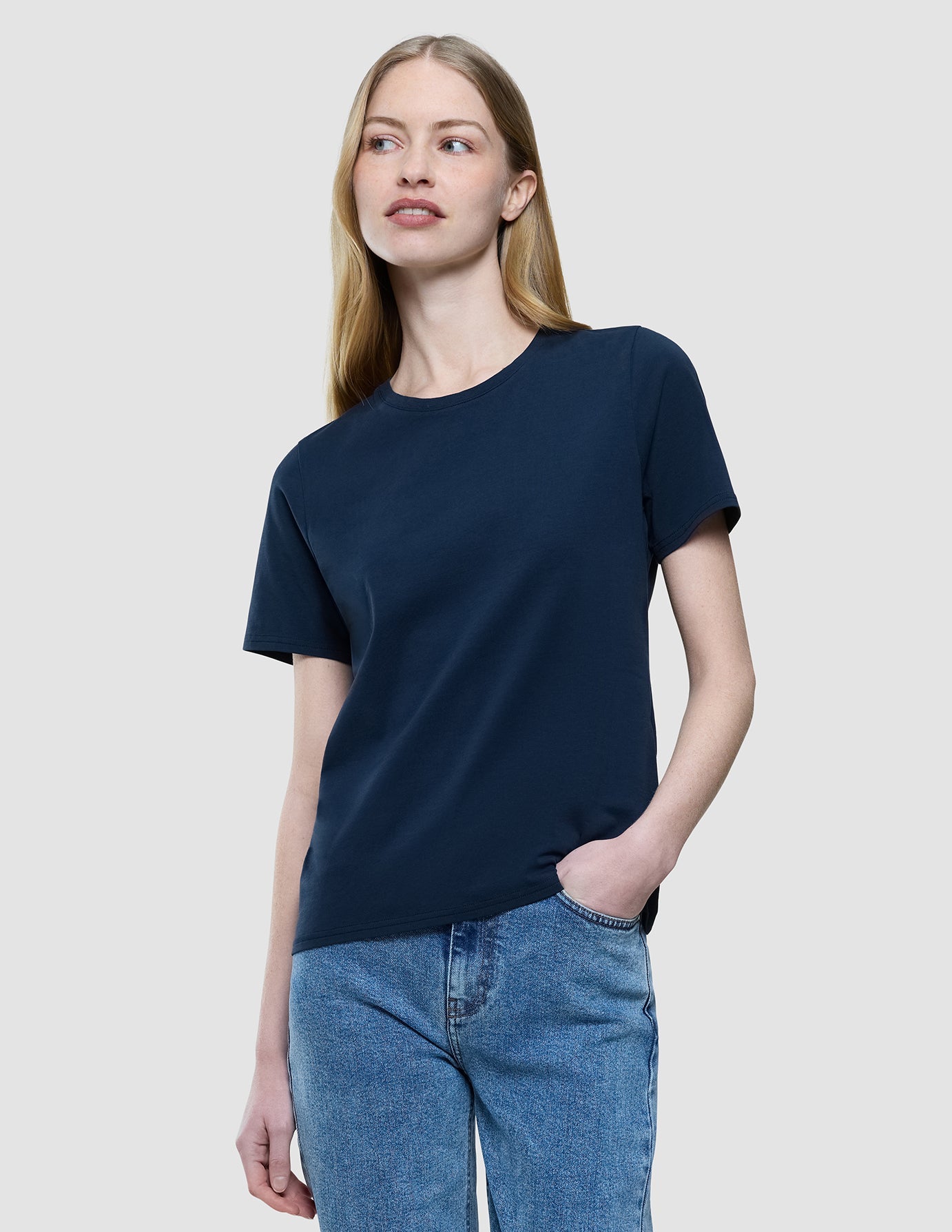 Supima T-shirt Navy